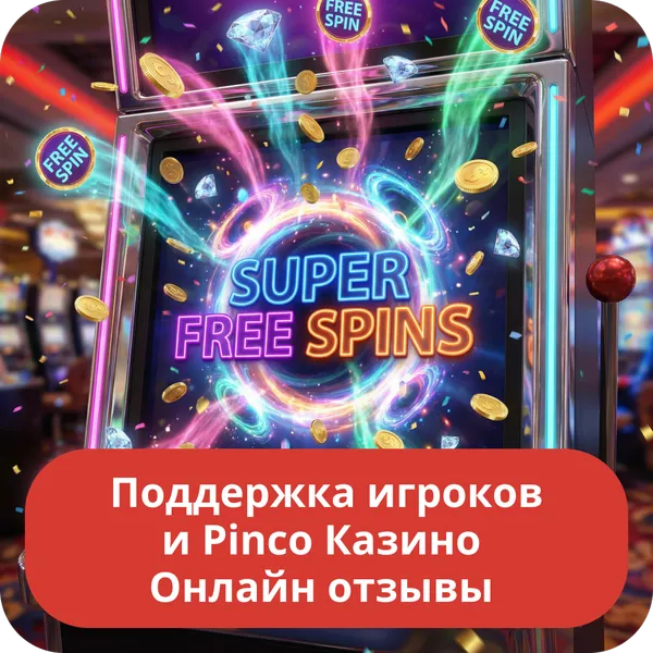 Поддержка игроков и Pinco Казино Онлайн отзывы